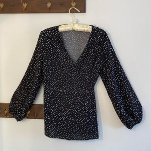 Maternity tie dress shirt- SHEIN- Med